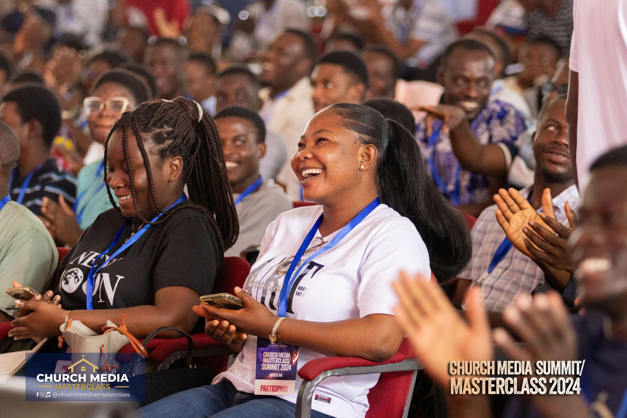 Participants enjoying a Church Media Masterclass session
